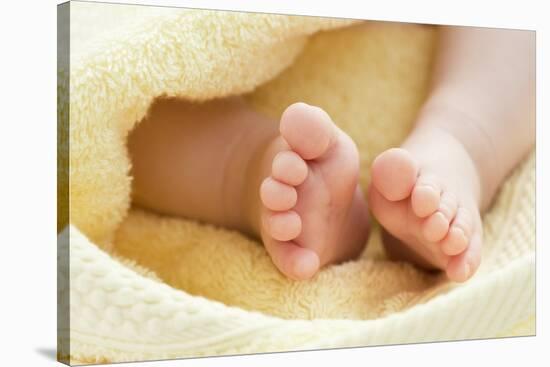 Baby's Feet-Ruth Jenkinson-Stretched Canvas