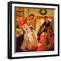 "Baby's First Christmas,"December 1, 1929-Haddon Sundblom-Framed Giclee Print