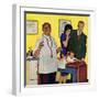 "Baby's First Shot," March 3, 1962-Richard Sargent-Framed Giclee Print