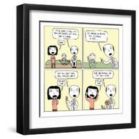 Baby's Insane-Reza Farazmand-Framed Art Print