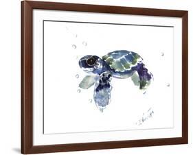 Baby Sea Turtle-Suren Nersisyan-Framed Art Print