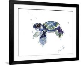 Baby Sea Turtle-Suren Nersisyan-Framed Art Print