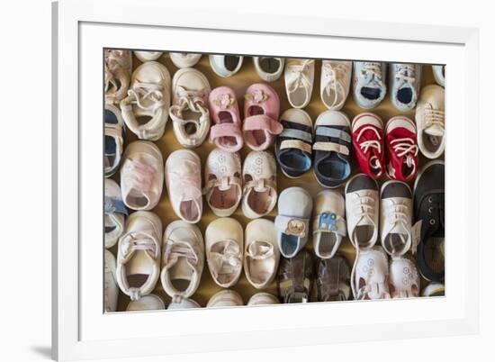 Baby Shoes IV-Kathy Mahan-Framed Premium Giclee Print