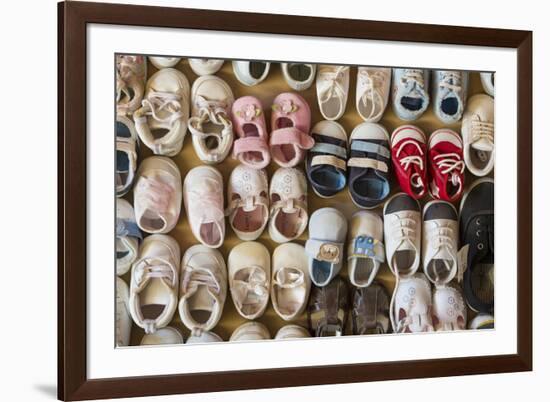 Baby Shoes IV-Kathy Mahan-Framed Premium Giclee Print