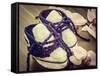 Baby Shoes-.AGA.-Framed Stretched Canvas