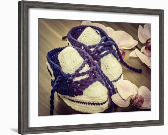 Baby Shoes-.AGA.-Framed Photographic Print