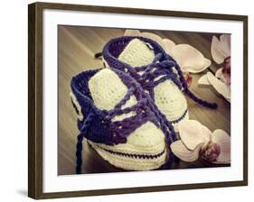 Baby Shoes-.AGA.-Framed Photographic Print