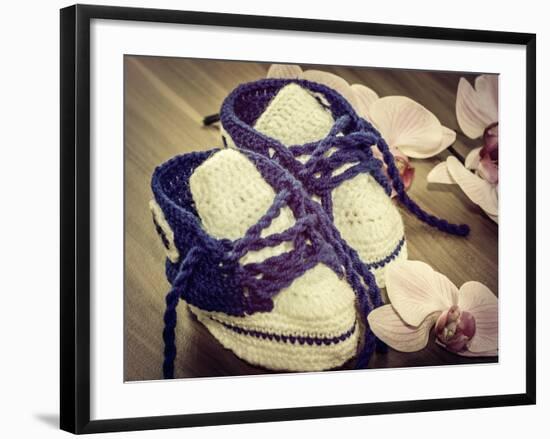 Baby Shoes-.AGA.-Framed Photographic Print