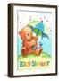 Baby Shower Bear-Melinda Hipsher-Framed Giclee Print