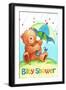 Baby Shower Bear-Melinda Hipsher-Framed Giclee Print