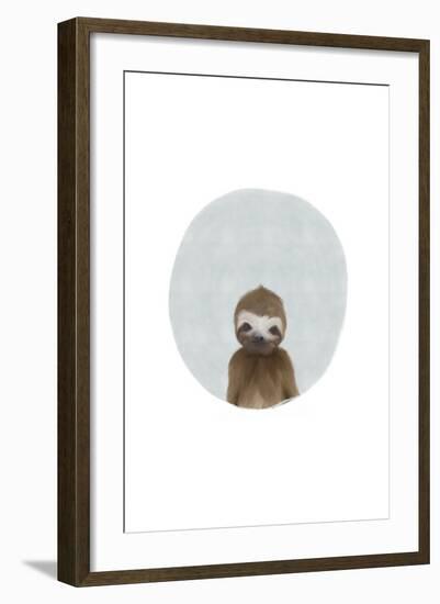 Baby Sloth-Leah Straatsma-Framed Art Print