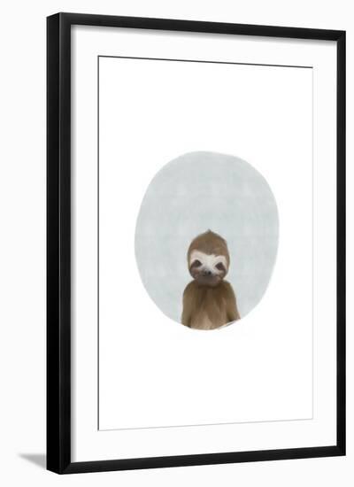 Baby Sloth-Leah Straatsma-Framed Art Print