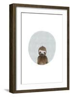 Baby Sloth-Leah Straatsma-Framed Art Print