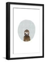 Baby Sloth-Leah Straatsma-Framed Art Print