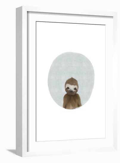 Baby Sloth-Leah Straatsma-Framed Art Print