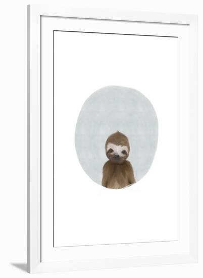 Baby Sloth-Leah Straatsma-Framed Art Print