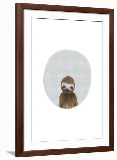 Baby Sloth-Leah Straatsma-Framed Art Print