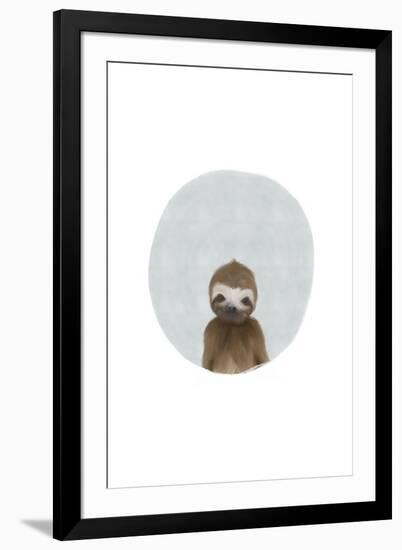 Baby Sloth-Leah Straatsma-Framed Art Print