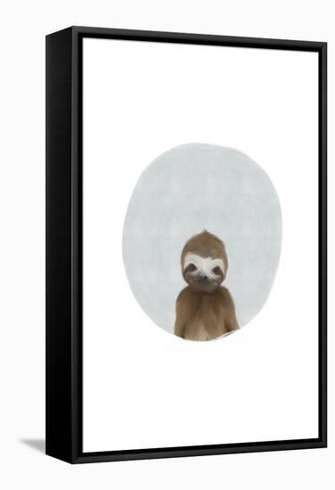 Baby Sloth-Leah Straatsma-Framed Stretched Canvas