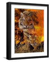 Baby Steps-Gordon Semmens-Framed Giclee Print