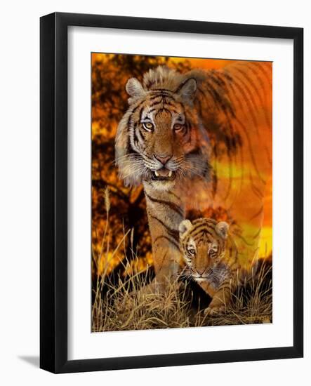 Baby Steps-Gordon Semmens-Framed Giclee Print