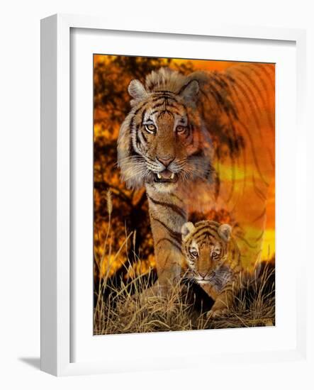 Baby Steps-Gordon Semmens-Framed Giclee Print