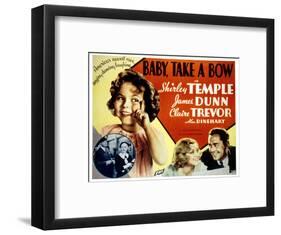 Baby Take a Bow, Shirley Temple, Claire Trevor, James Dunn, 1934-null-Framed Art Print