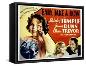 Baby Take a Bow, Shirley Temple, Claire Trevor, James Dunn, 1934-null-Framed Stretched Canvas