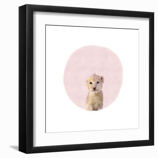 Baby Tiger Pink-Leah Straatsma-Framed Art Print