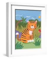 Baby Tiger-Sophie Harding-Framed Art Print