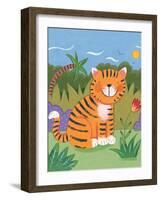 Baby Tiger-Sophie Harding-Framed Art Print