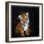 Baby Tiger-null-Framed Art Print