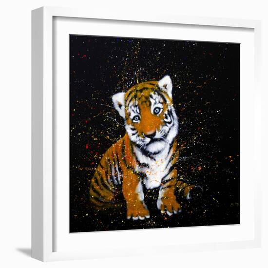 Baby Tiger-null-Framed Art Print