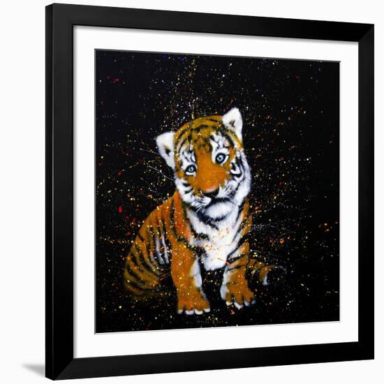 Baby Tiger-null-Framed Art Print