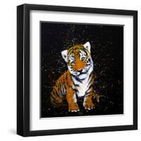 Baby Tiger-null-Framed Art Print