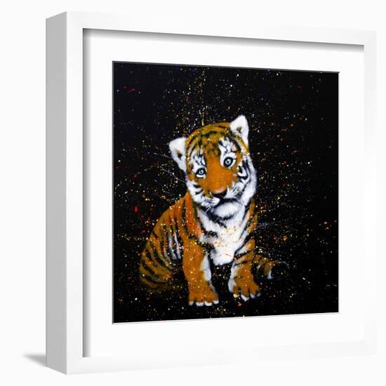 Baby Tiger-null-Framed Art Print