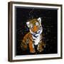 Baby Tiger-null-Framed Premium Giclee Print