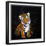 Baby Tiger-null-Framed Premium Giclee Print