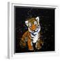 Baby Tiger-null-Framed Premium Giclee Print