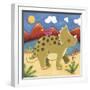 Baby Timmy The Triceratops-Sophie Harding-Framed Giclee Print