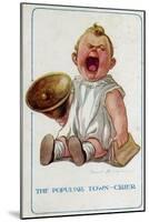 Baby, Town Crier 1921-Fred Burgin-Mounted Art Print