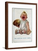 Baby, Town Crier 1921-Fred Burgin-Framed Art Print