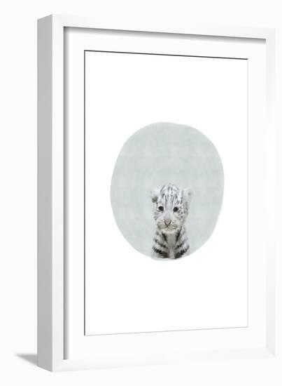 Baby White Tiger-Leah Straatsma-Framed Art Print