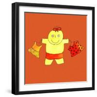 Baby with Clothes, 1999-Julie Nicholls-Framed Giclee Print