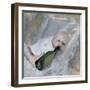 Baby with milk bottle-Christian Krohg-Framed Giclee Print