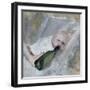 Baby with milk bottle-Christian Krohg-Framed Giclee Print