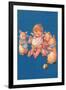 Baby with Pigs Eating Cereal-null-Framed Art Print