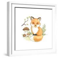 Baby Woodland I-Beth Grove-Framed Art Print