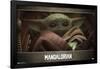 Baby Yoda - The Mandalorian - Grogu (Close up)-null-Framed Poster