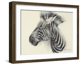 Baby Zebra, 2000-Odile Kidd-Framed Giclee Print